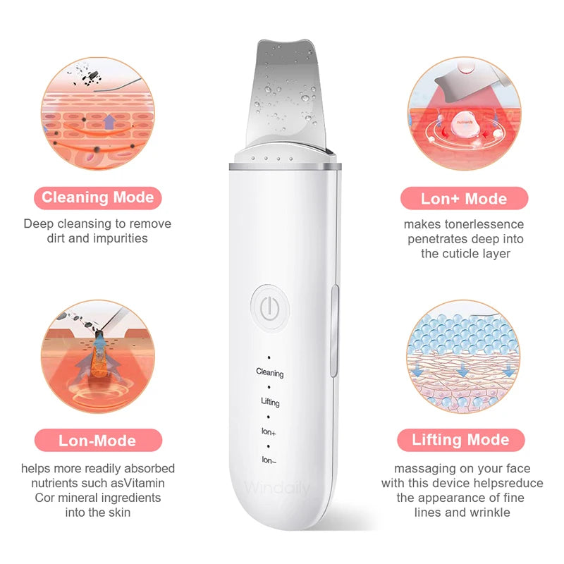 GlowWave Ultrasonic Skin Spatula Home